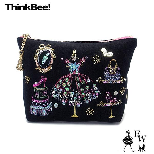 シンクビー ポーチ Think Bee フランシーヌ ポーチ A002931 エクセルワールド レディース ブランド プレゼントにも 小物入れ