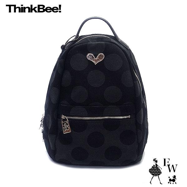 think bee シンクビー リュック バックパック 花柄 ブラック Think 