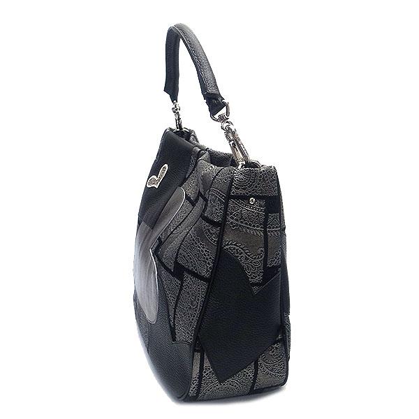 シンクビー バッグ Think Bee レイラ　2ウェイショルダーバッグ ペイズリー レザーハート パッチワーク A004040 Think Bee マルチカラー レディース ブランド mk_1