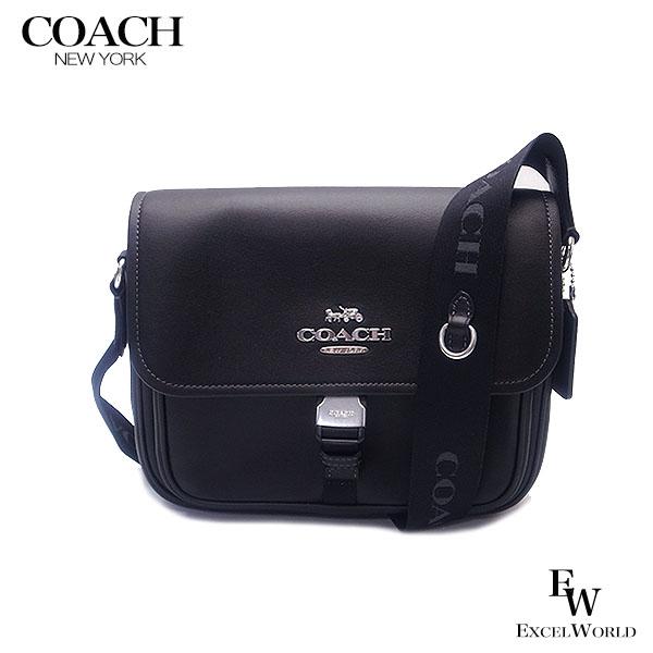 コーチ バッグ COACH アウトレット ショルダーバッグ CR098 SVBK レザー ブラック レディース ブランドの通販は