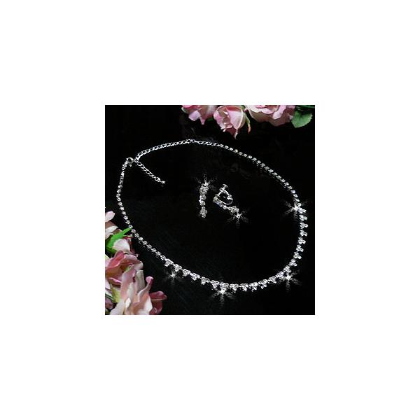 ウェディング パーティー 結婚式 二次会 用 ネックレス イヤリング 2点セット オーストラリアンクリスタル JAW0183の通販は 7,022円