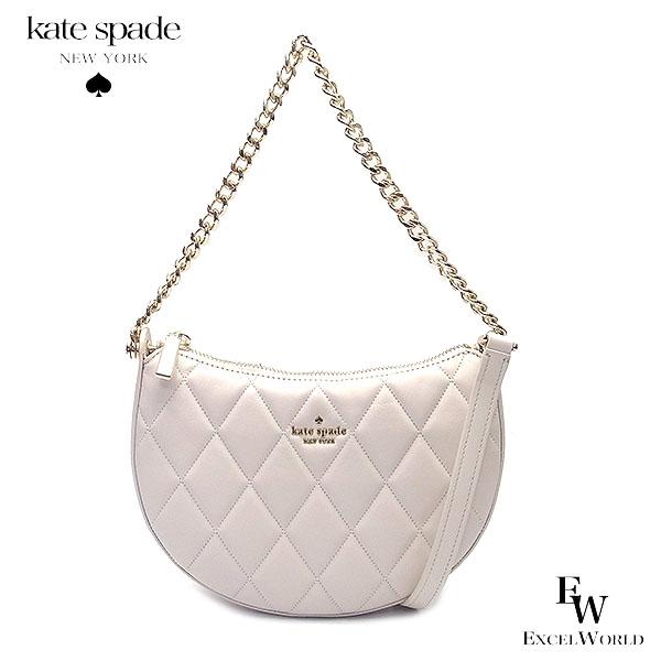 ケイトスペード バッグ KATESPADE アウトレット ショルダーバッグ KG421 100 キルティング調 ホワイト  レディース ブランド mk