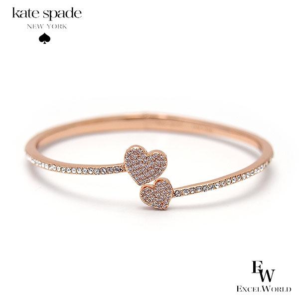 ケイトスペード バングル kate spade アウトレット アクセサリー O0R00155 726 パヴェハート ローズゴールド レディース ブランド プレゼントの通販は 7,954円