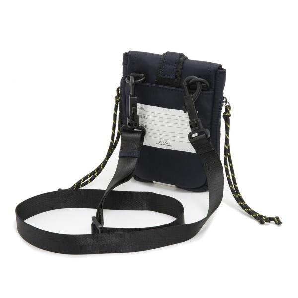 アーペーセー バッグ APC TRECK CROSSBODY POUCH ショルダーバッグ ダークネイビー  メンズ レディース ブランド 誕生日 ギフト プレゼントにも アーペーセー バッグ APC TRECK CROSSBODY POUCH ショルダーバッグ