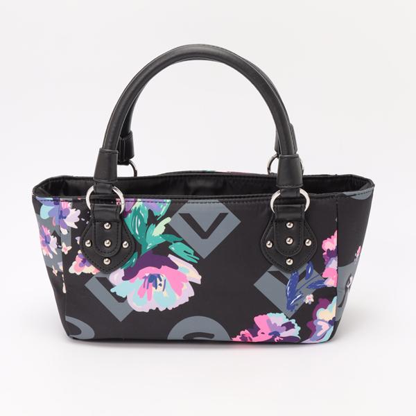 サボイ SAVOY バッグ ハンドバッグ モノグラム柄と花柄プリント 