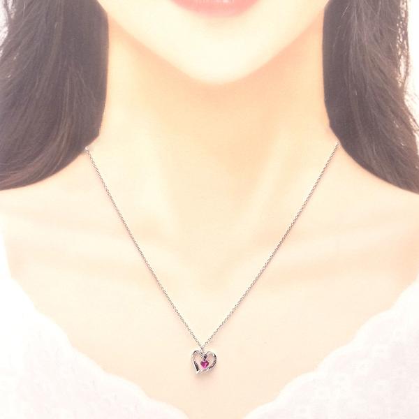 ピンキー＆ダイアン ネックレス Pinky＆Dianne シルバー ロジウムコーティング VPCPD 51638 ペンダント Airy Heart 〜エアリーハート〜