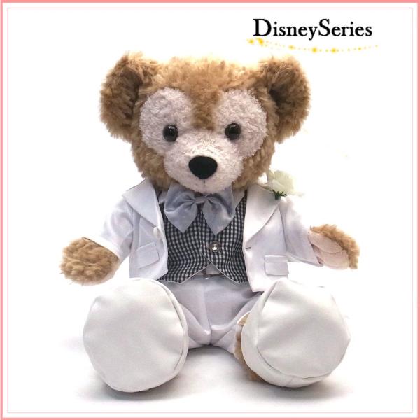 ダッフィー ウェディング ぬいぐるみ コスチューム Sサイズ用 Wedding-White-Check エクセルワールド プレゼントにもの通販は