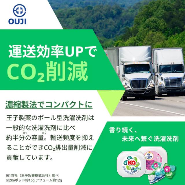 ウォルシュ 柔軟剤入り洗剤 特大 詰め替え 65粒 マリンムスクの香り