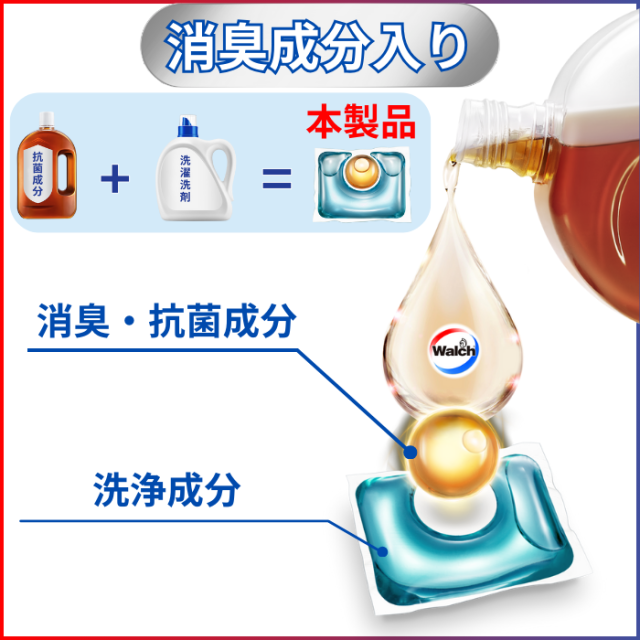 大容量詰替】【韓国1.2億個突破！】65個入 ウォルシュ 抗菌洗浄