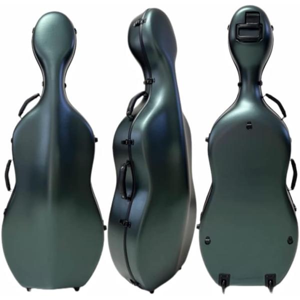 セロケースチェロ ケース、4/4 チェロ ハード ケース、超軽量カーボン