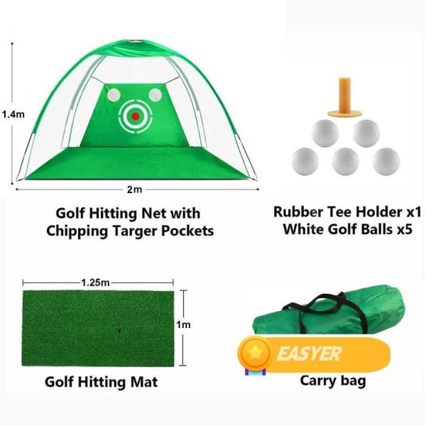 ゴルフネット、ゴルフ 練習用 ネット、ポータブルゴルフ練習ネット