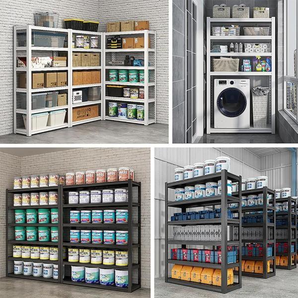 スチールラック 業務用 倉庫収納ラック ガレージ棚 4段/5段/6段 耐