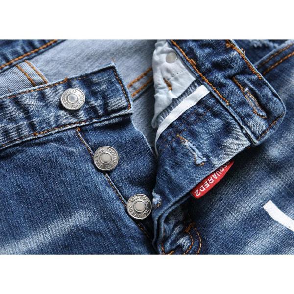 ジーンズ デニムパンツ メンズ ブルーデニム スキニーデニムパンツ