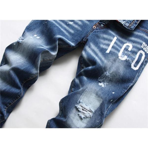 ジーンズ デニムパンツ メンズ ブルーデニム スキニーデニムパンツ