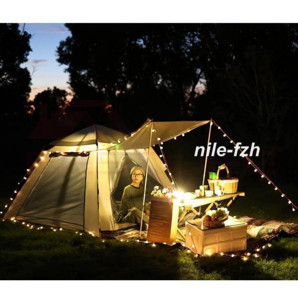 テント 3-4人用 キャンプテント 折り畳み式 アウトドアテント 軽量