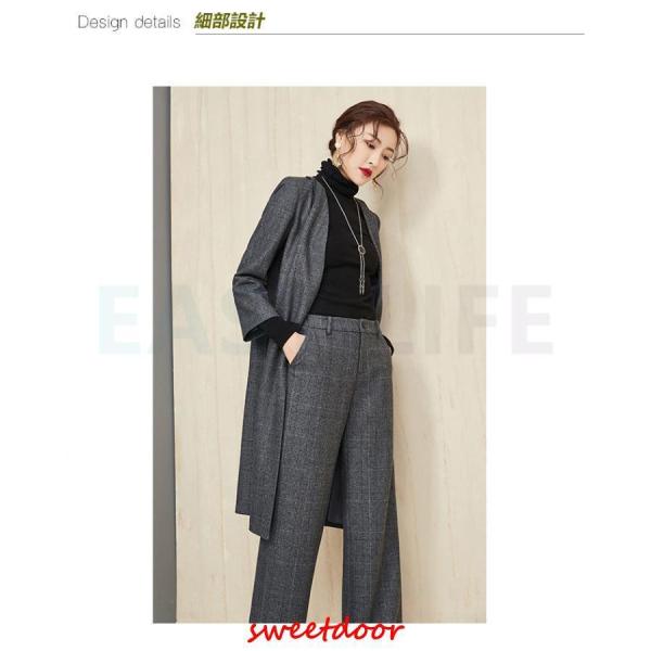 卒業式 服 母 スーツ セットアップ レディース 春 クローバー株式会社 ブレザー ワイドパンツ 服 秋 冬 ハイウエスト ウエストゴム 30代 50代 40代 入学式 卒園式 入園式 卒業式 服 母 スーツ セットアップ レディース 春 クローバー株式会社
