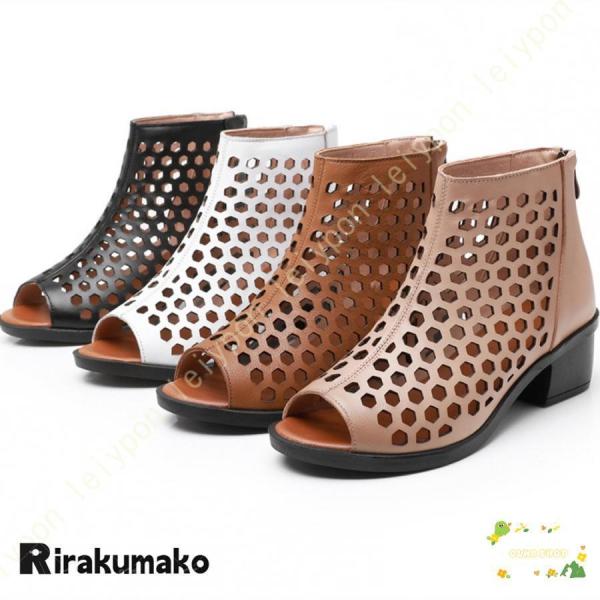 サンダル レディース ブーティー 春 夏 ブーツサンダル おしゃれ