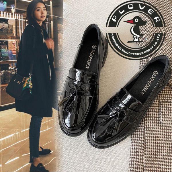 ローファー パンプス レディース シンプル 厚底 スリッポン シューズ エナメル タッセル付き オペラシューズ 軽量 おしゃれ かわいい 歩きやすい カジュアル ローファー パンプス レディース シンプル 厚底 スリッポン シューズ