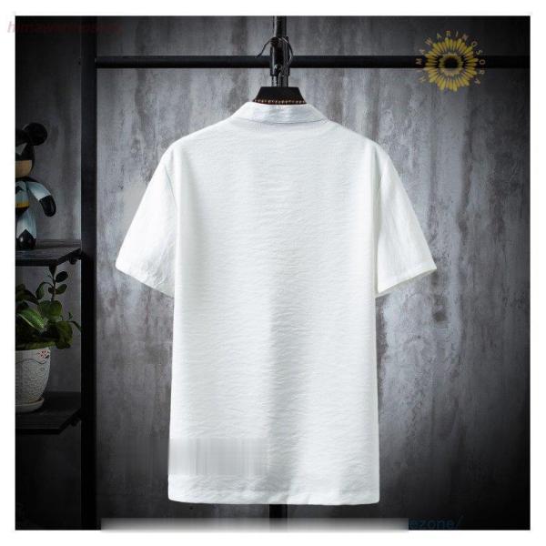 セットアップ メンズ 夏 ジャージ 上下セット リネン 開襟シャツ