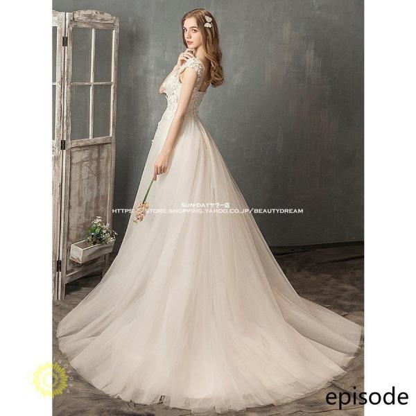 新品ウェディングドレス ウエディングドレス白 パーティー 可愛い 花嫁