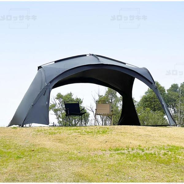 ドーム型パーティーシェード ブラックテント タープテント パーティー