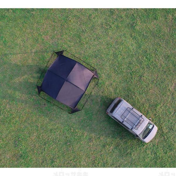 ドーム型パーティーシェード ブラックテント タープテント パーティー