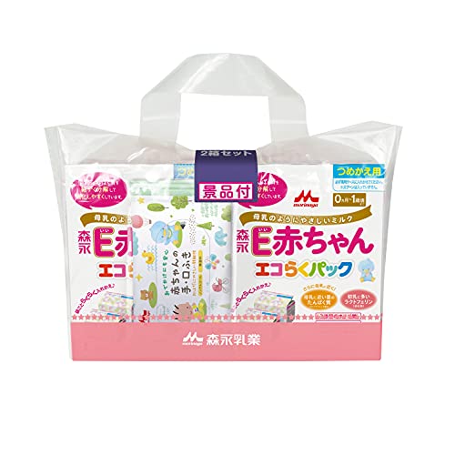 森永 E赤ちゃん エコらくパック つめかえ用 1600g400g×2袋×2箱 景品