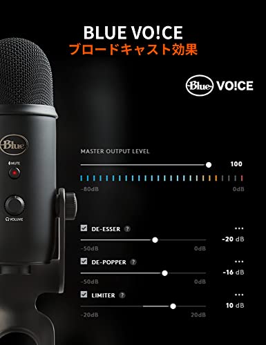 Logicool G Blue Yeti ゲーミングマイク BM400BK USB コンデンサー 