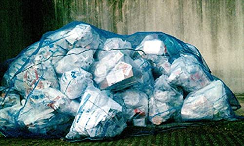 ゴミ対策 ダイオ化成 カラスネット 約4mm目 3m × 3m 青