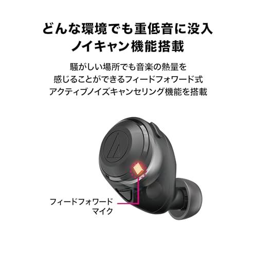 オーディオテクニカ ATH-CKS50TW BK ワイヤレスイヤホン bluetooth / ワイヤレスイヤホン ノイズキャンセリング 重低音_2