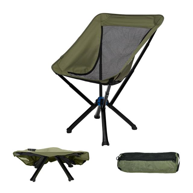 Fundango アウトドア チェア コンパクト 折り畳み 軽量 ワンタッチ キャンプ 椅子 ハイバック 携帯便利 簡易 耐荷重150kg 運動の通販は