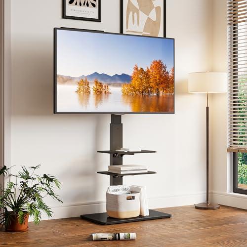 テレビスタンド 壁寄せテレビスタンド 高さ調節可能 ラック回転可能 ブラック TT307001MB 3段式