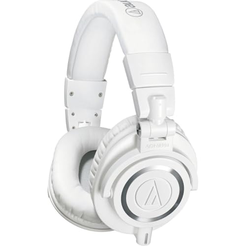 audio-technica☆ATH-M50xWH オーディオテクニカ プロフェッショナルモニターヘッドホン ATH-M50xWH
