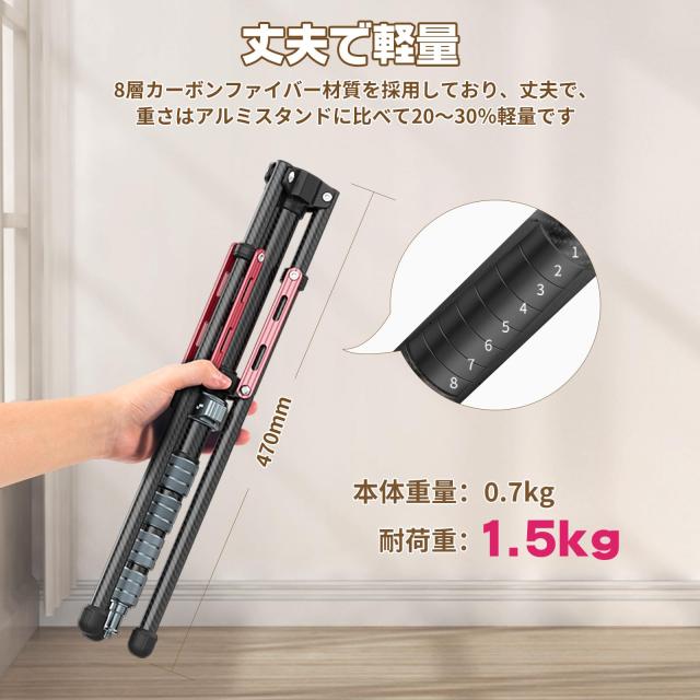 ライトスタンド　撮影用スタンド　ストロボスタンド　5段伸縮 ライトスタンド 撮影用スタンド ストロボスタンド 5段伸縮