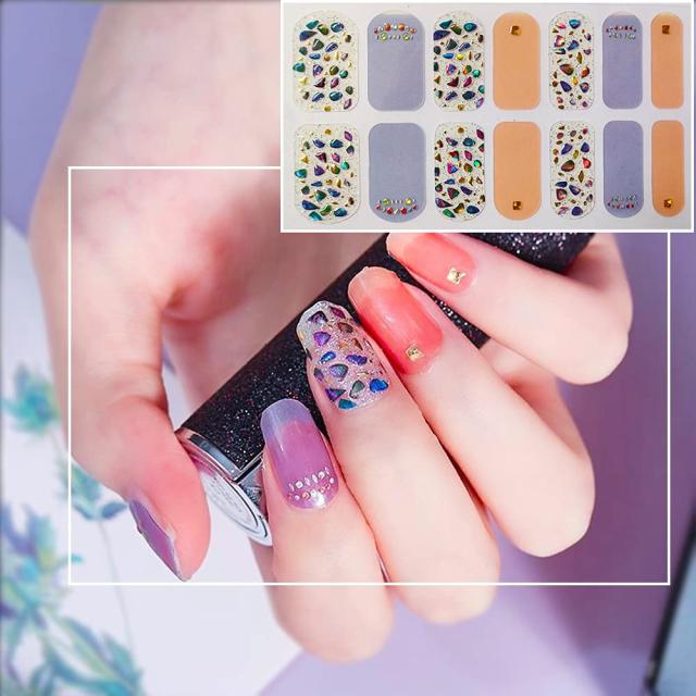 ネイルシール 手6枚入り 立体3Dデザイン ネイルステッカー 手用 ジェル
