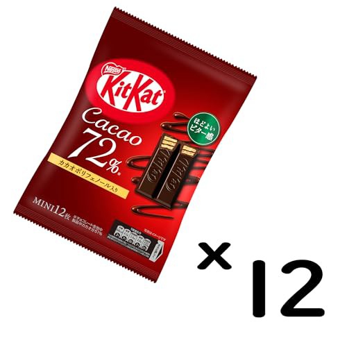 まとめ買い ネスレ キットカット ミニ カカオ72% 12枚×12袋チョコレート