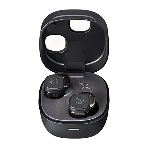 オーディオテクニカ ATH-SQ1TW2 BK ワイヤレスイヤホン bluetooth / 小型 軽量 / 最大20時間再生 / 低遅延 / 外の通販は