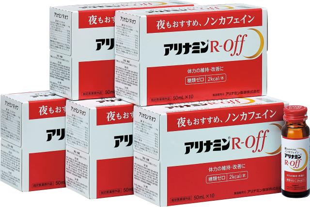 アリナミンRオフ 50mlx50本ケース指定医薬部外品 ノンカフェイン カフェインレス 糖類ゼロ 疲労の回復・予防 身体抵抗力の維持・改善 低カの通販は 8,569円