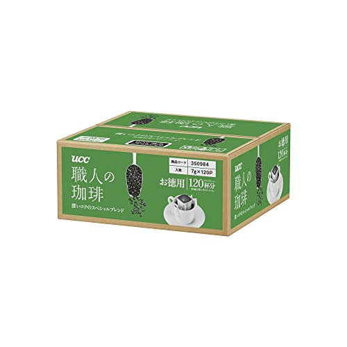 限定UCC 職人の珈琲 ドリップコーヒー 深いコクのスペシャルブレンド 120杯 7グラム x 120の通販は 4,934円