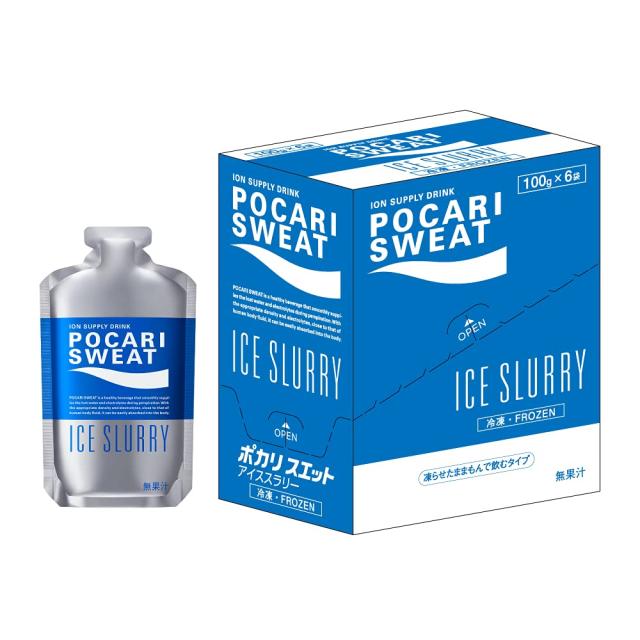 まとめ買い 水分補給 大塚製薬 ポカリスエット アイススラリー 100g ×6