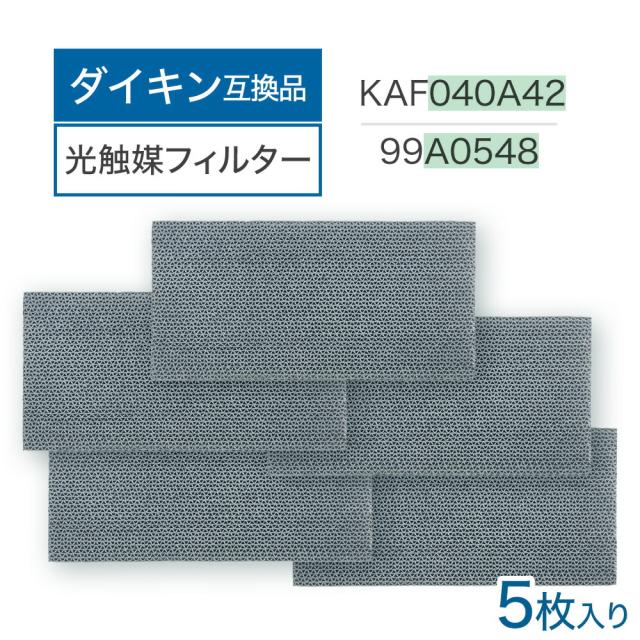 ダイキン互換品 集塵・脱臭フィルター（枠なし） KAF040A42