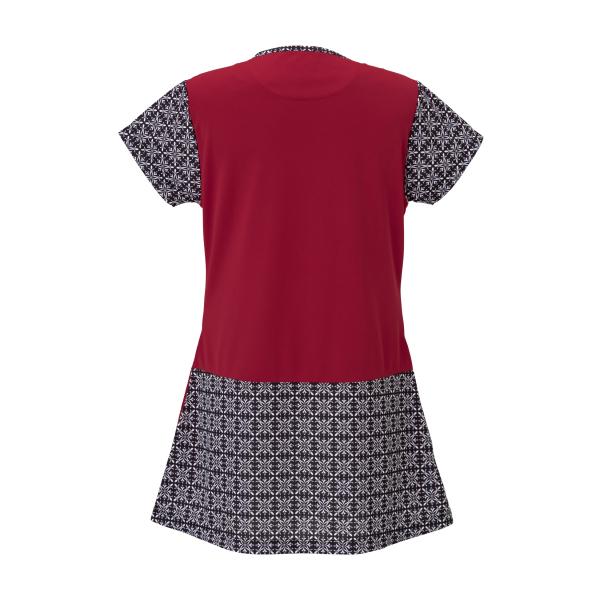 PDP ピーディーピー テニスウェア レディース ワンピース ダマスク柄 チュニック おしゃれ 40代 50代 PTW-3104の通販は PDP ピーディーピー テニスウェア レディース ワンピース ダマスク柄 チュニック おしゃれ 40代 50代 PTW-3104の通販は