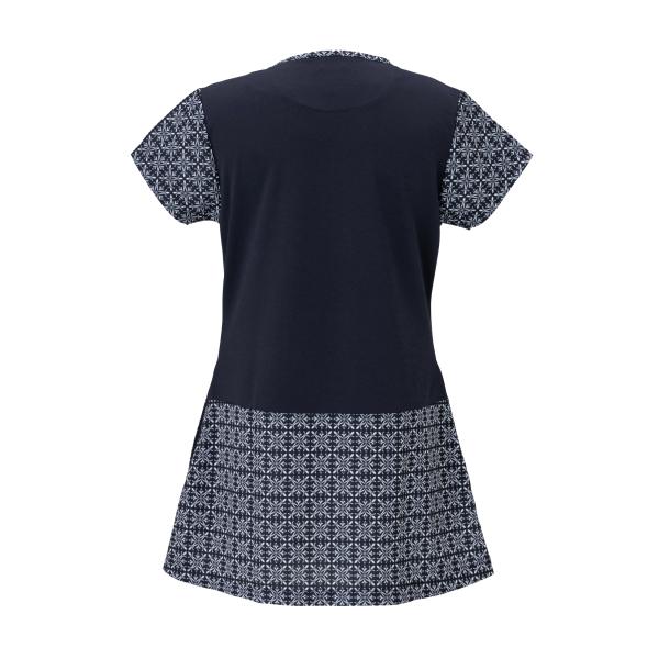 PDP ピーディーピー テニスウェア レディース ワンピース ダマスク柄 チュニック おしゃれ 40代 50代 PTW-3104の通販は PDP ピーディーピー テニスウェア レディース ワンピース ダマスク柄 チュニック おしゃれ 40代 50代 PTW-3104の通販は