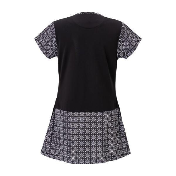 PDP ピーディーピー テニスウェア レディース ワンピース ダマスク柄 チュニック おしゃれ 40代 50代 PTW-3104の通販は PDP ピーディーピー テニスウェア レディース ワンピース ダマスク柄 チュニック おしゃれ 40代 50代 PTW-3104の通販は