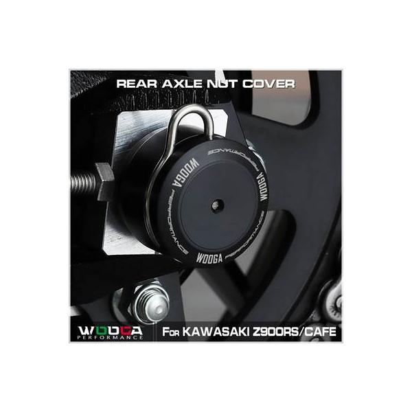 カワサキZ900rs用リアアクスルナットカバー カフェリアアクスル 900 rs zr900 ナットプロテクター アルミニウム 5,433円