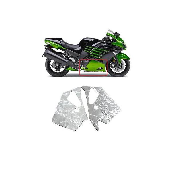 カワサキニンジャ用ヒートシールド フェアリング保護 カット断熱スポンジ ZX-14R zx 14r zx14r 2006-2021