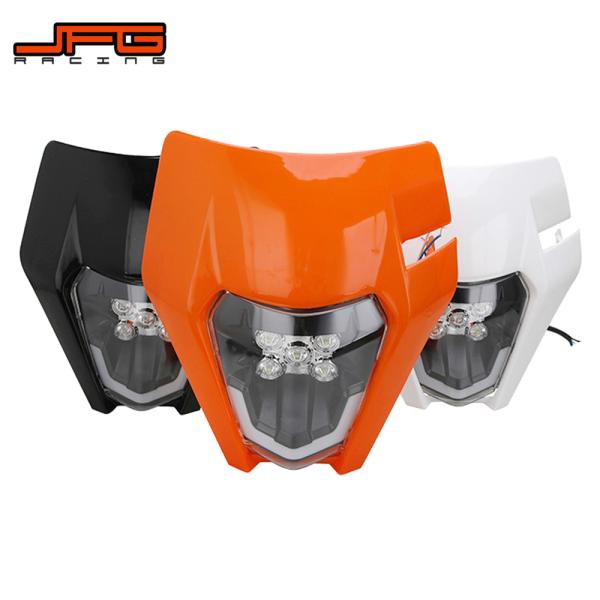 LED ヘッドライト KTM EXC EXCF SX SXF XC XCF XCW XCFW 125 150 250 300 350 450 530 02 /