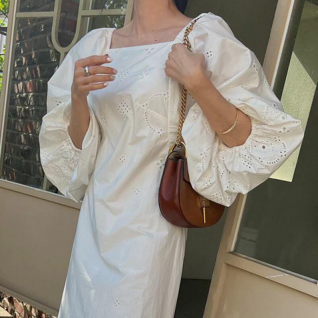 春新作 ワンピース 春 夏 ロング マタニティ 無地 ロングワンピース レディース シャツワンピース ロング丈 韓国ワンピース 長袖 ホワイト イエロ