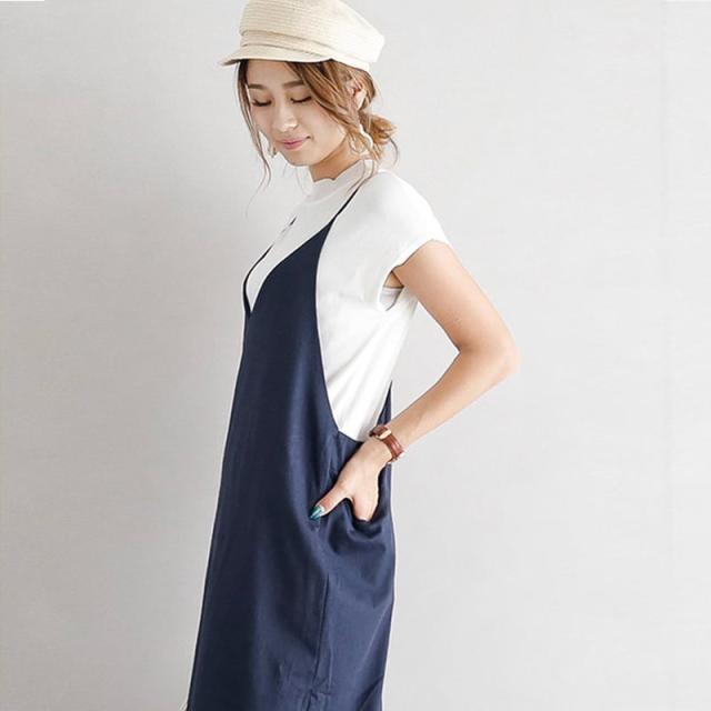 春新作 ワンピース 春 夏 ロング マタニティ 無地 ロングワンピース レディース ロング丈 キャミワンピ 韓国ワンピース 春秋 20代 30代 40