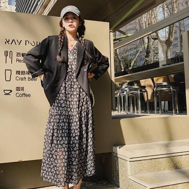 春新作 ワンピース 春 夏 ロング マタニティ 花柄 ロングワンピース 大きいサイズ レディース ロング丈 長袖 韓国ワンピース 半袖 ドレス シフォ